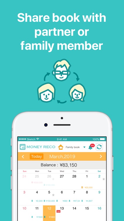MoneyReco for Family Money screenshot-3