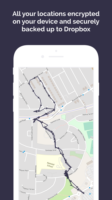 Screenshot #1 pour Private Location Tracker