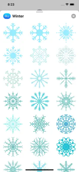 Game screenshot Winter Stickers Pack apk