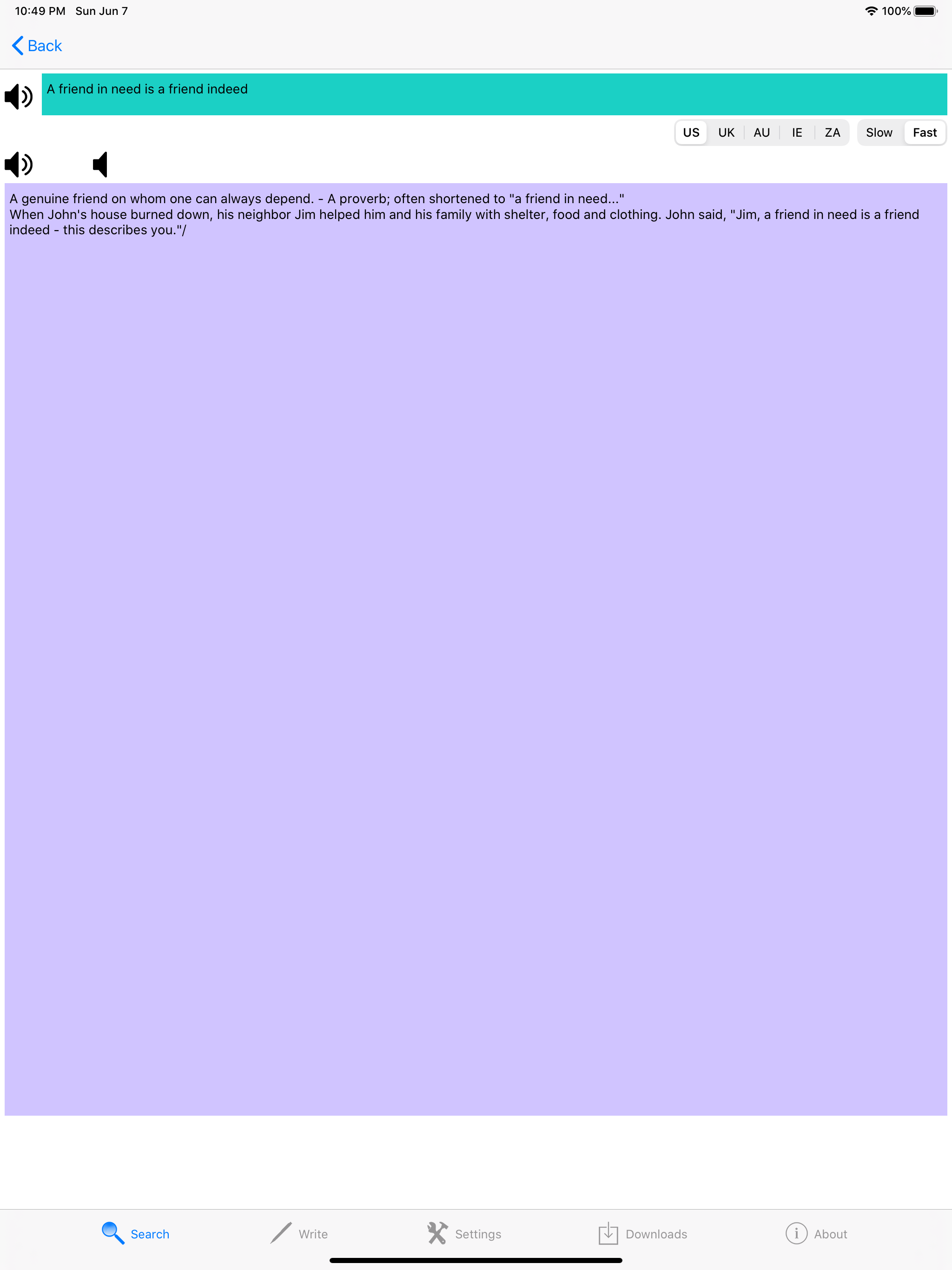 Idioms English Dictionary screenshot 7