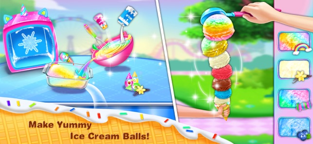 Unicorn Ice Cream-Chef Games(圖2)-速報App