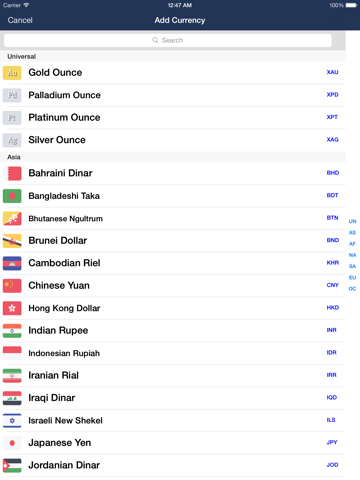 Currency Lite - náhled