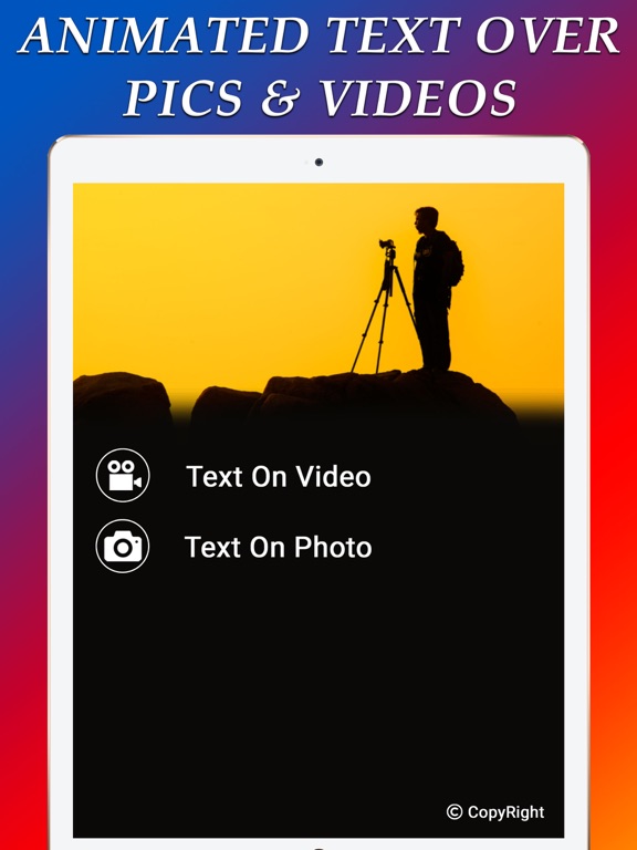 Screenshot #4 pour Texte sur vidéo et photo