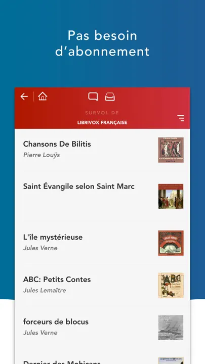 Livres Audio HQ iPhone-skjermbilde 3