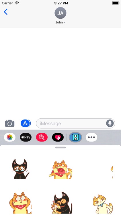 Cute happy cat expression