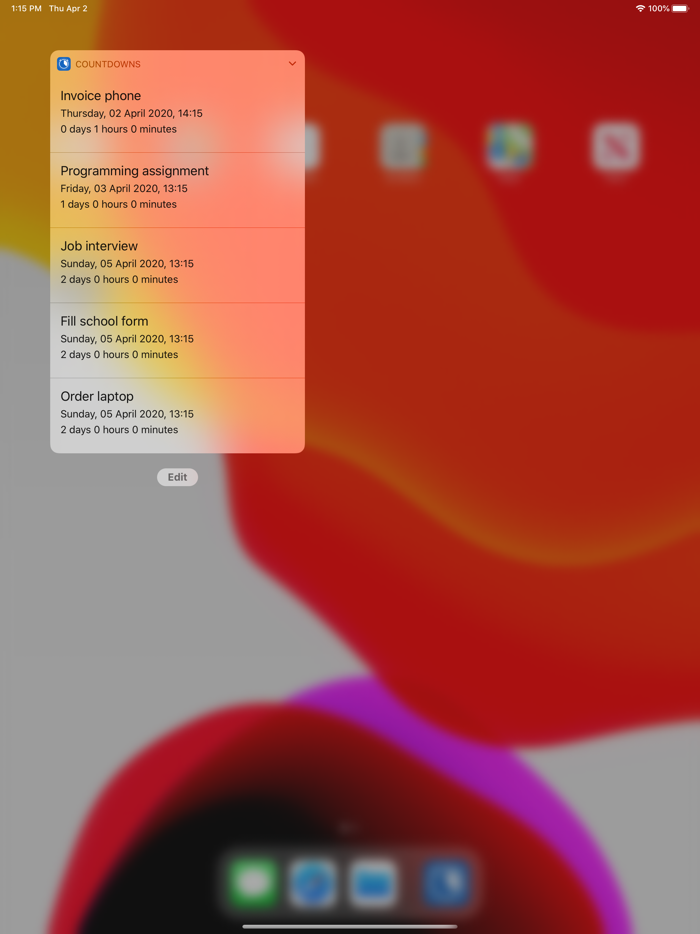 Countwatch - Countdown Watcher