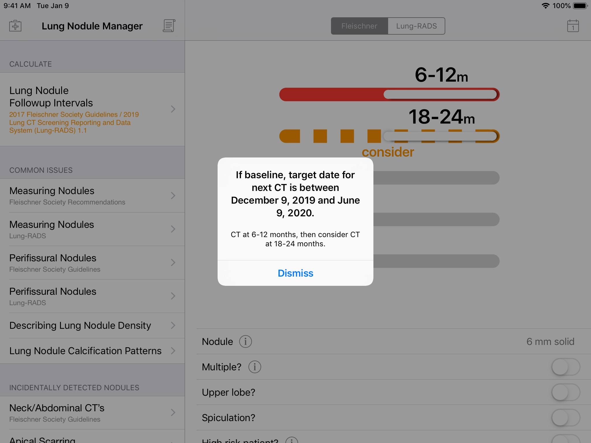 Lung Nodule Followup Manager screenshot 4