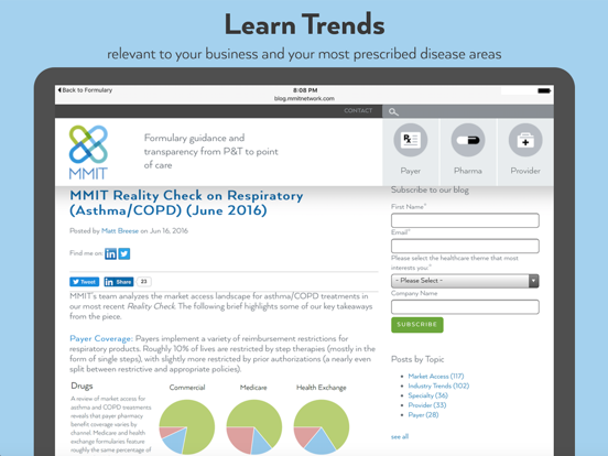 Coverage Search iPad screenshot 4 - Medical app