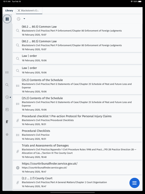 OUP - LawReader iPad screenshot