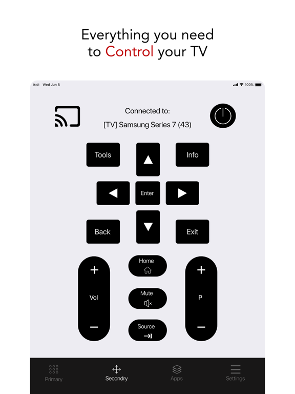 Smart TV Remote for Samsung.のおすすめ画像2