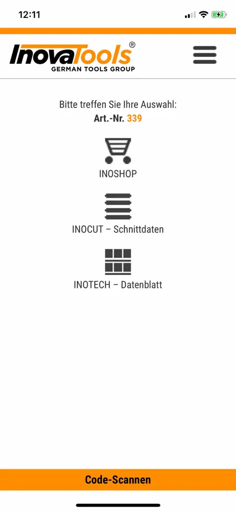 INOQR – Code Reader