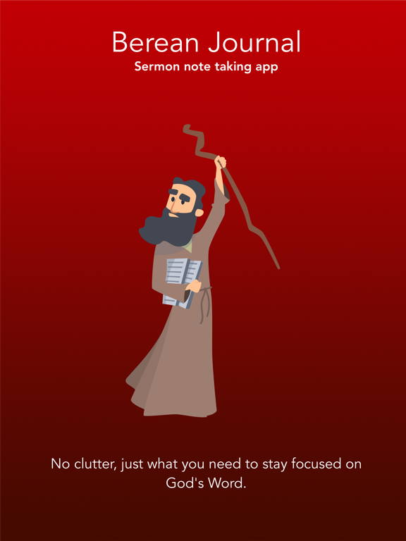 Berean Journal - grow deeper iPad screenshot 1 - Lifestyle app