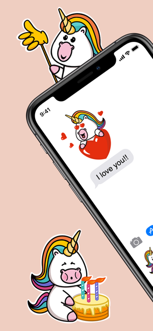 Cute Unicorn - Sticker Pack(圖3)-速報App
