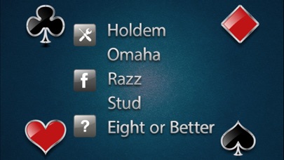 HORSE Poker Calculator Screenshot