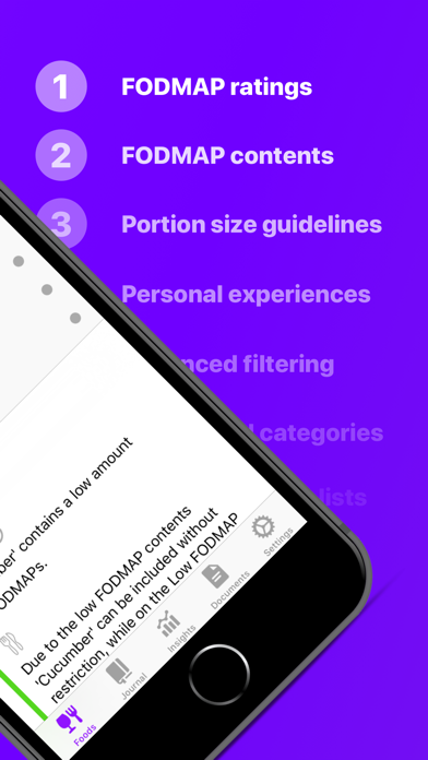 FODMAPLAB: Low FODMAP Diet App Screenshot