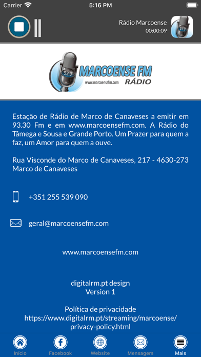 Screenshot #2 pour Rádio Marcoense