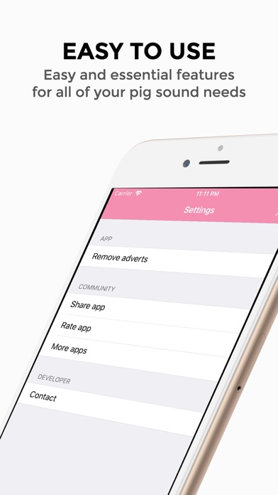 Oink - Pig Sounds iPhone screenshot 5 - Entertainment app
