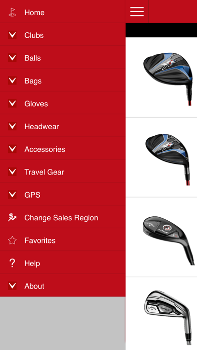 Callaway Golf Flipbook Screenshot