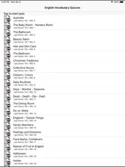 english vocabulary quizzes ipad resimleri 1