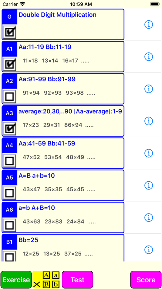 #1. 2 Digit Multiplication (iOS) 由: Yasuyoshi Ota
