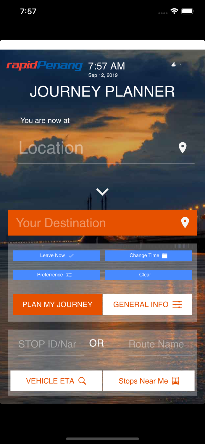Rapid Penang Journey Planner