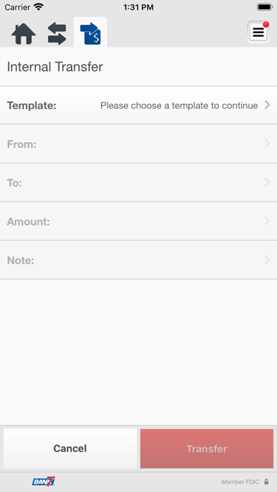 Bank7 Business Mobiliti Screenshot