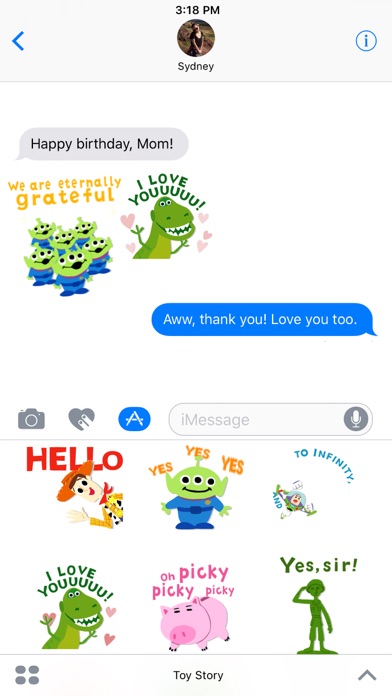 Screenshot #3 pour Pixar Stickers: Toy Story