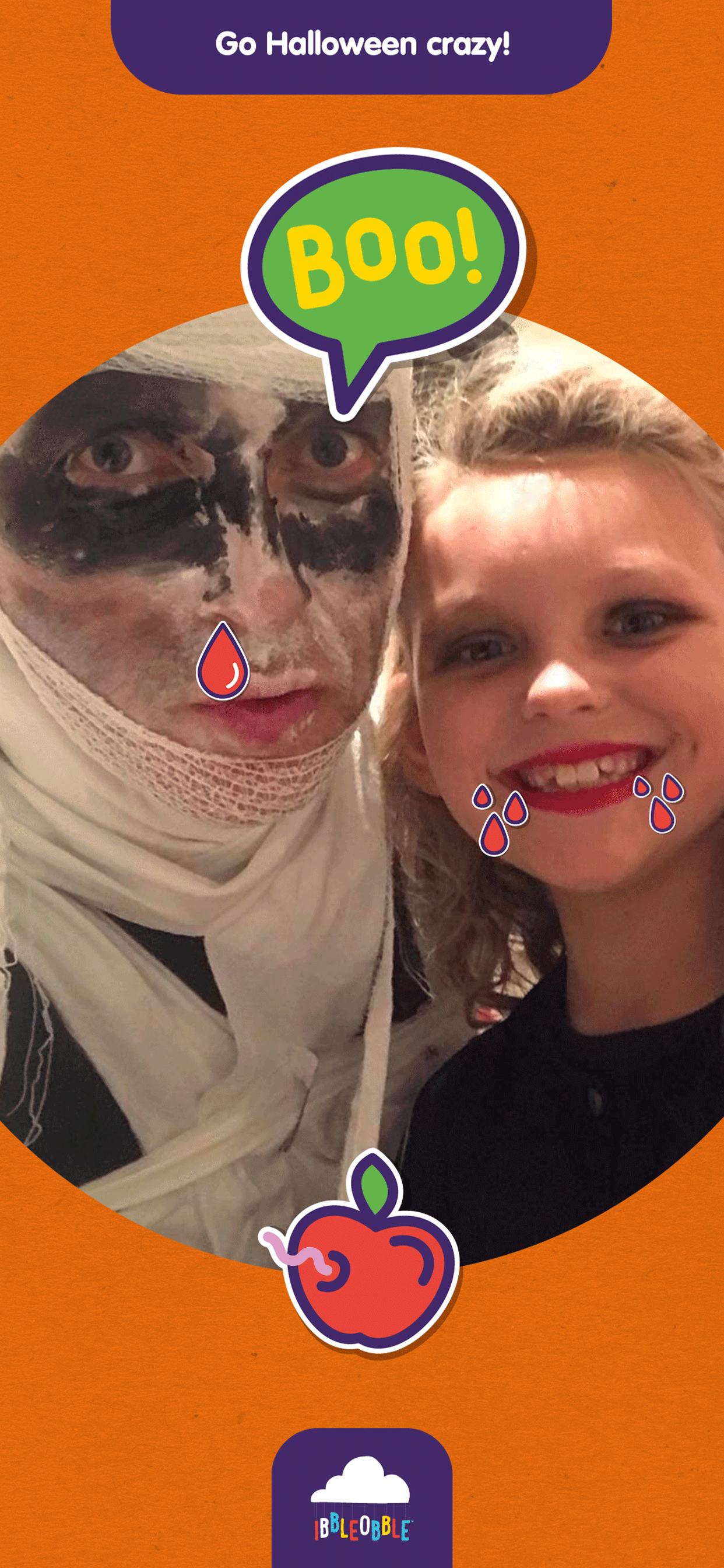 Ibbleobble Halloween Stickers