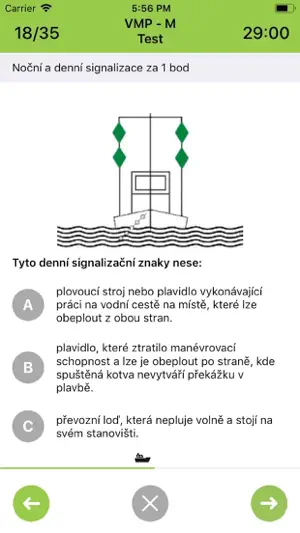 Kapitánské zkoušky - testy screenshot 4