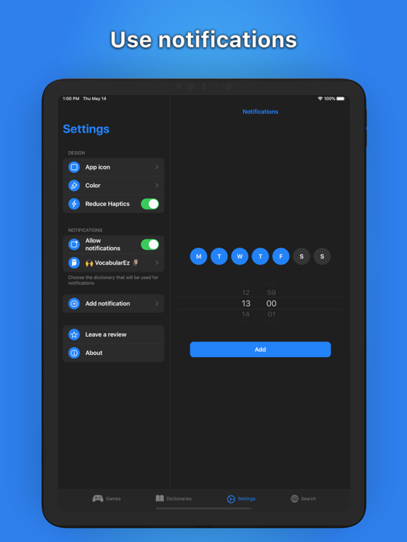 VocabularEz iPad screenshot 4 - Education app