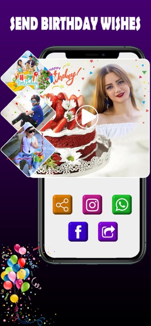 Video Maker Birthday Slideshow