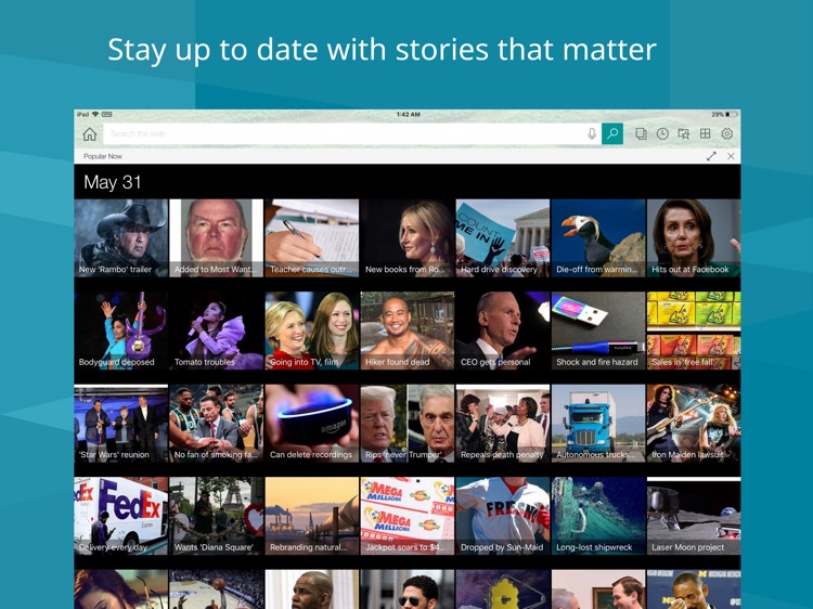 Bing for iPad – images, news screenshot-1