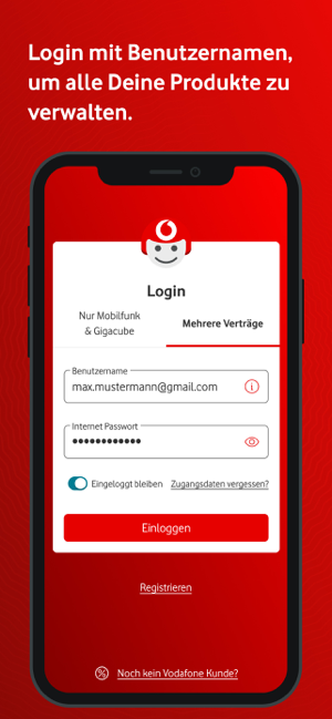 ‎MeinVodafone Screenshot