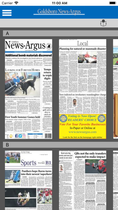 Goldsboro Argus iPhone screenshot 5 - News app