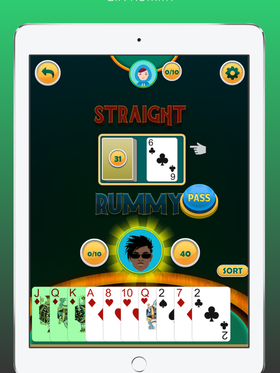 Screenshot #4 pour Gin Rummy Offline Card Game