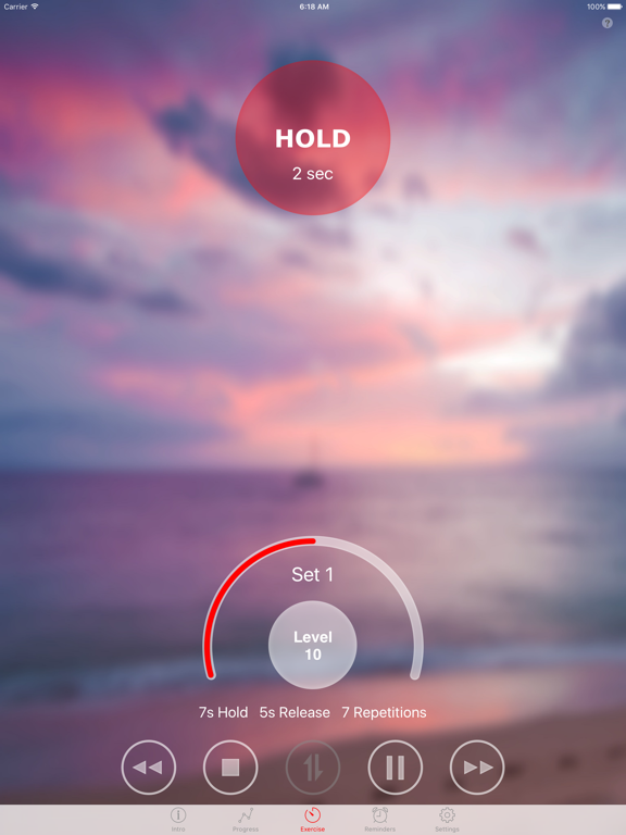 Screenshot #4 pour myKegel Kegel Exercise Trainer