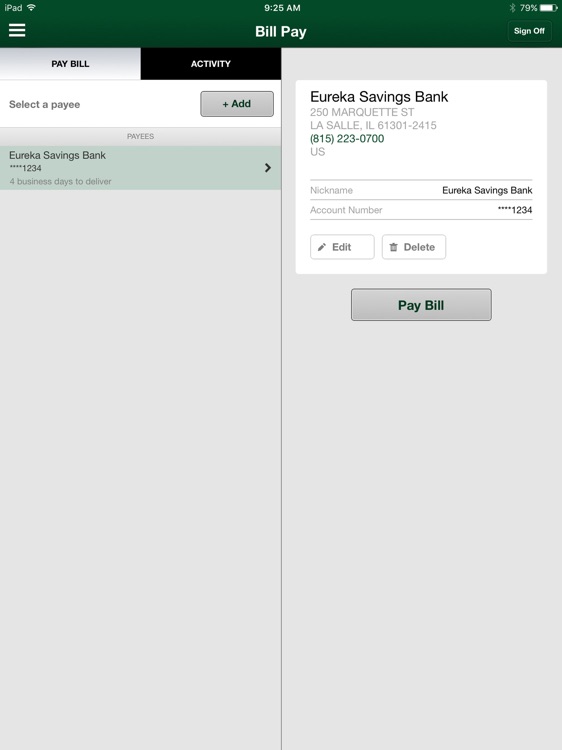 Eureka Savings App for iPad