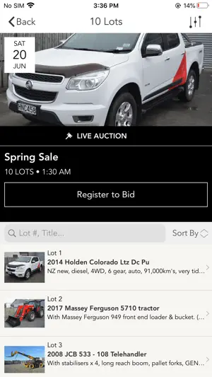 Mainland Auctions screenshot 2