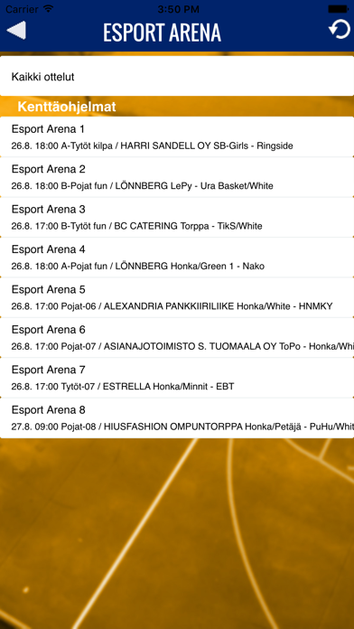 Tallink Tournament Screenshot