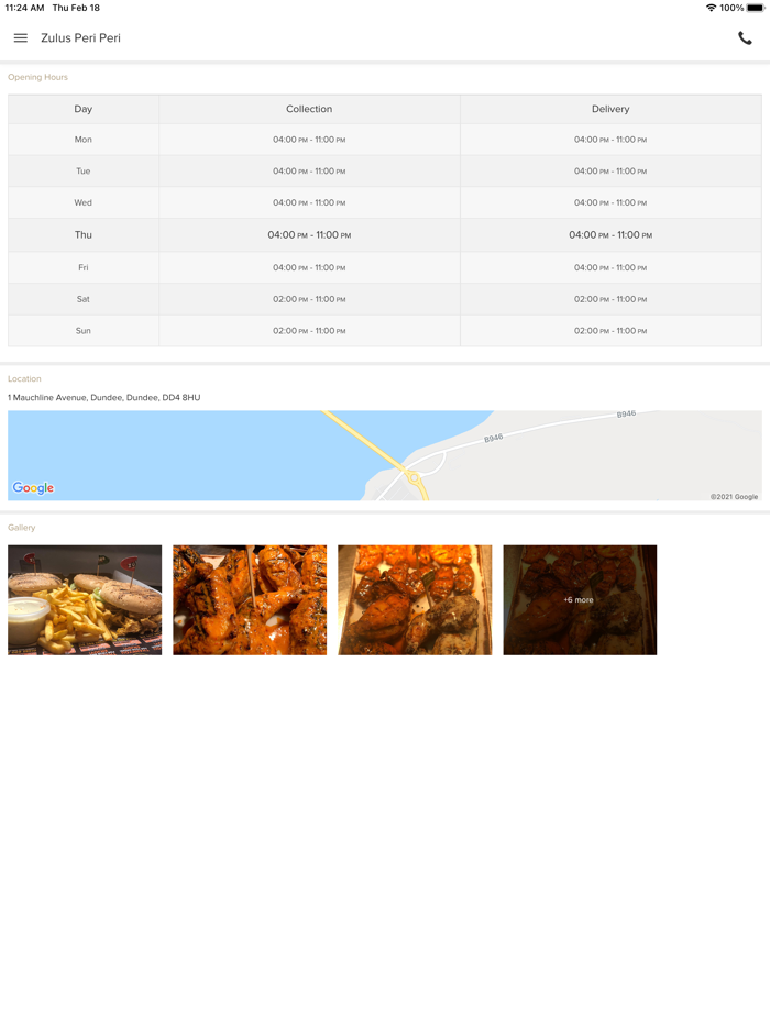 Zulus Peri Peri - Dundee