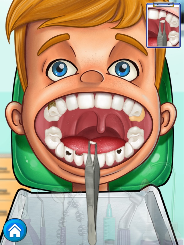 Maestro Hablar con marido Juego dentista en App Store