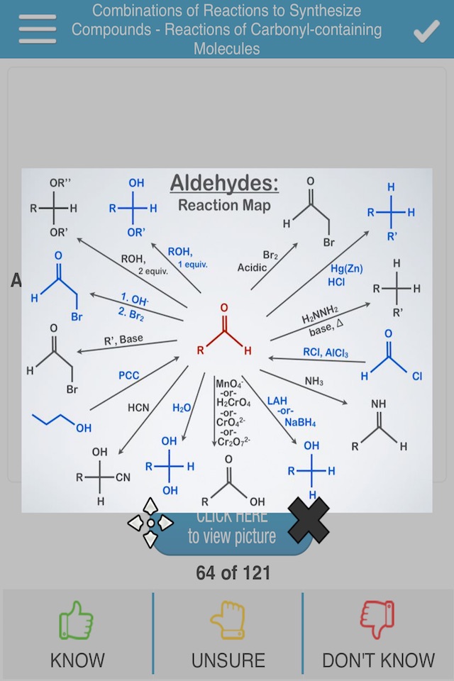 MCAT Organic Chem Cram Cards screenshot 3