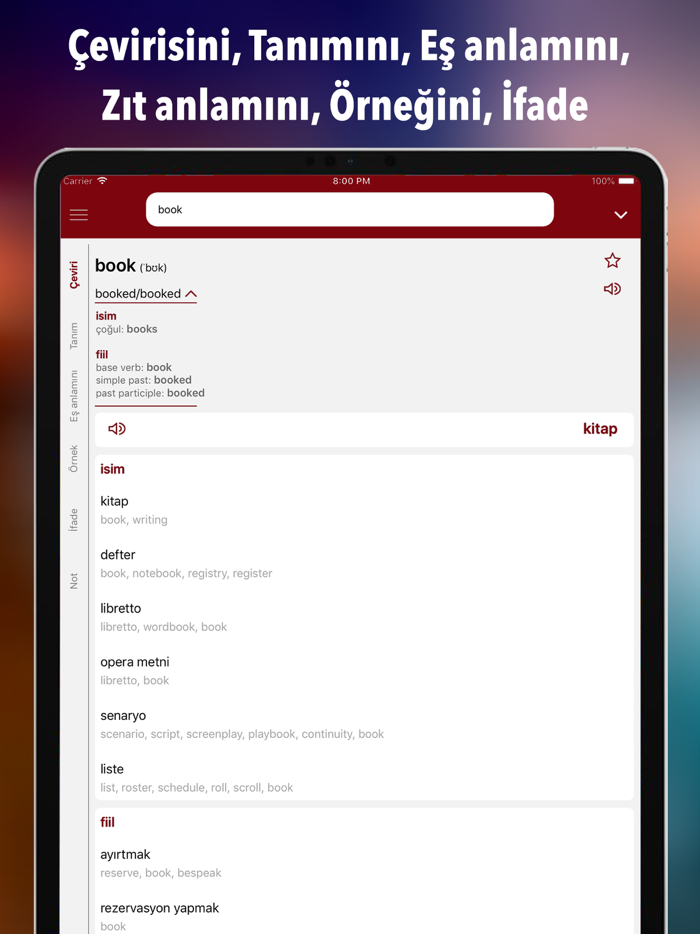 Çeviri  Tercüme Sesli Sözlük
