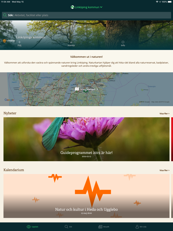 Screenshot #4 pour Linköpings Naturkarta