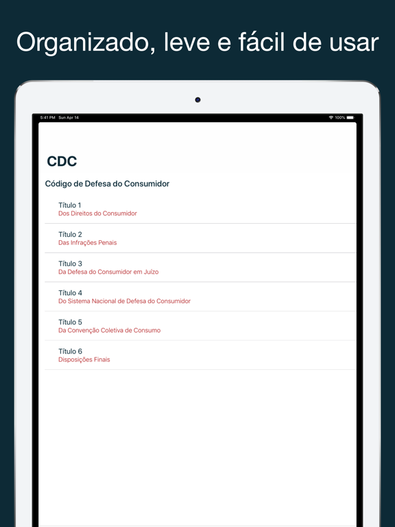 Screenshot #4 pour CDC - Código Defesa Consumidor