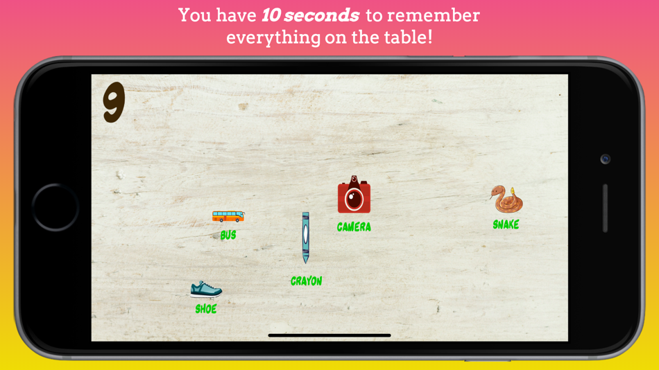 #2. What's Missing - Memory Game (iOS) 来自: Gilad Oved