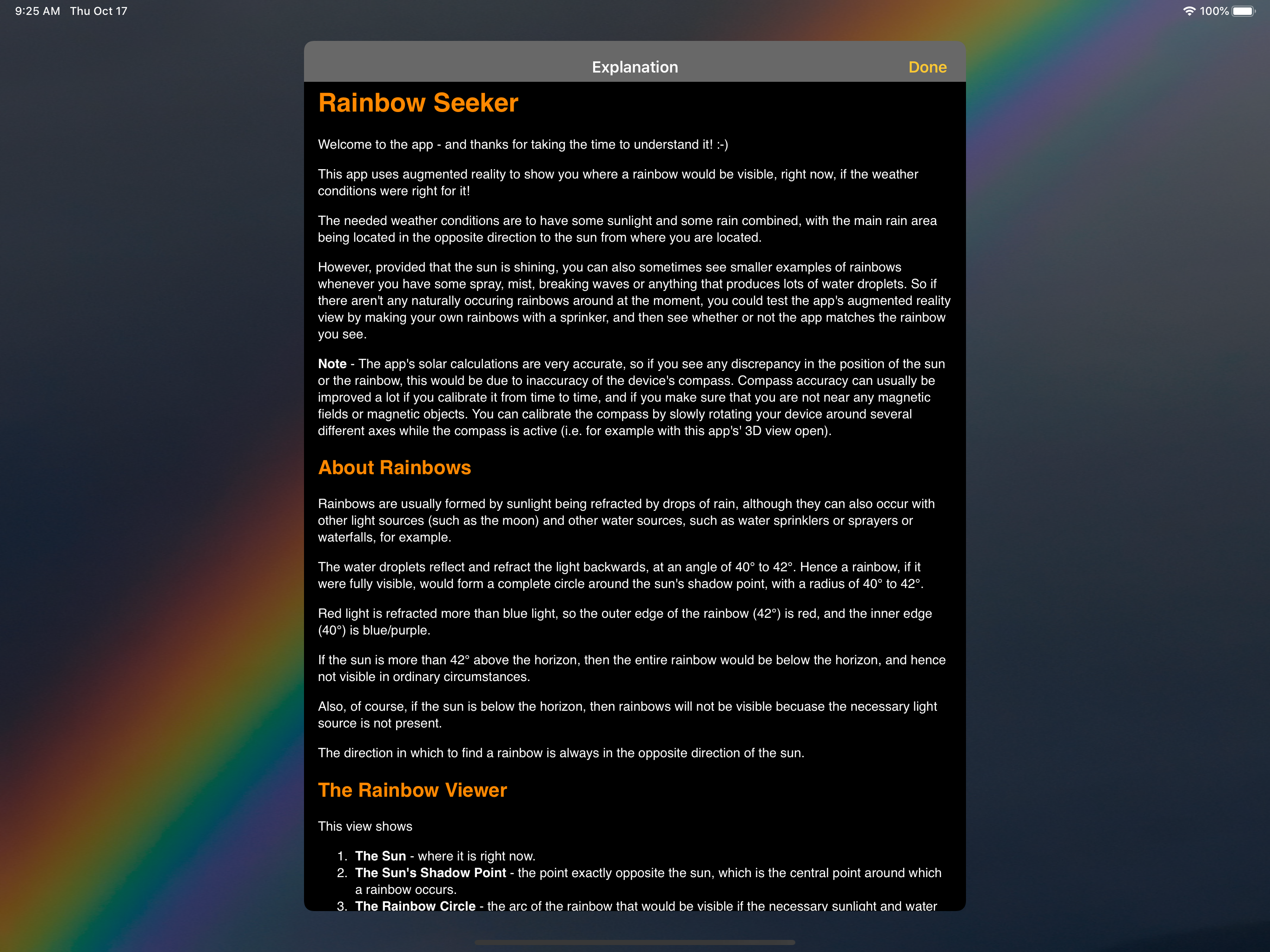 Rainbow Seeker