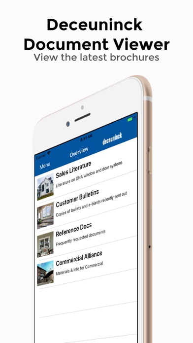 Screenshot #1 pour Deceuninck Document Viewer