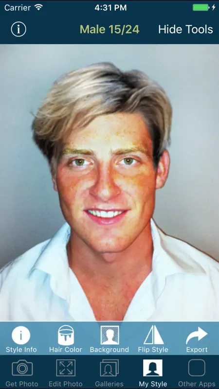 Hairstyle Try On PRO screenshot 5 of 9
