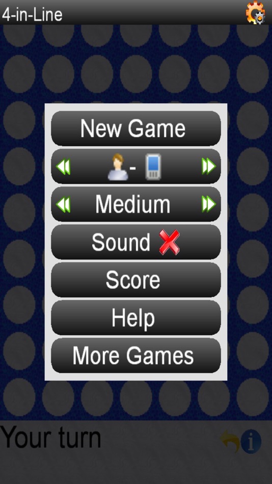 #2. 4-in-Line (iOS) Podle: GASP Mobile Games Inc